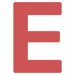 Letter E