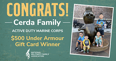 Cerda Family $500 Under Armour Gift Card Winner