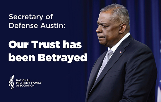 Secretary of Defense Austin: Our Trust has been Betrayed