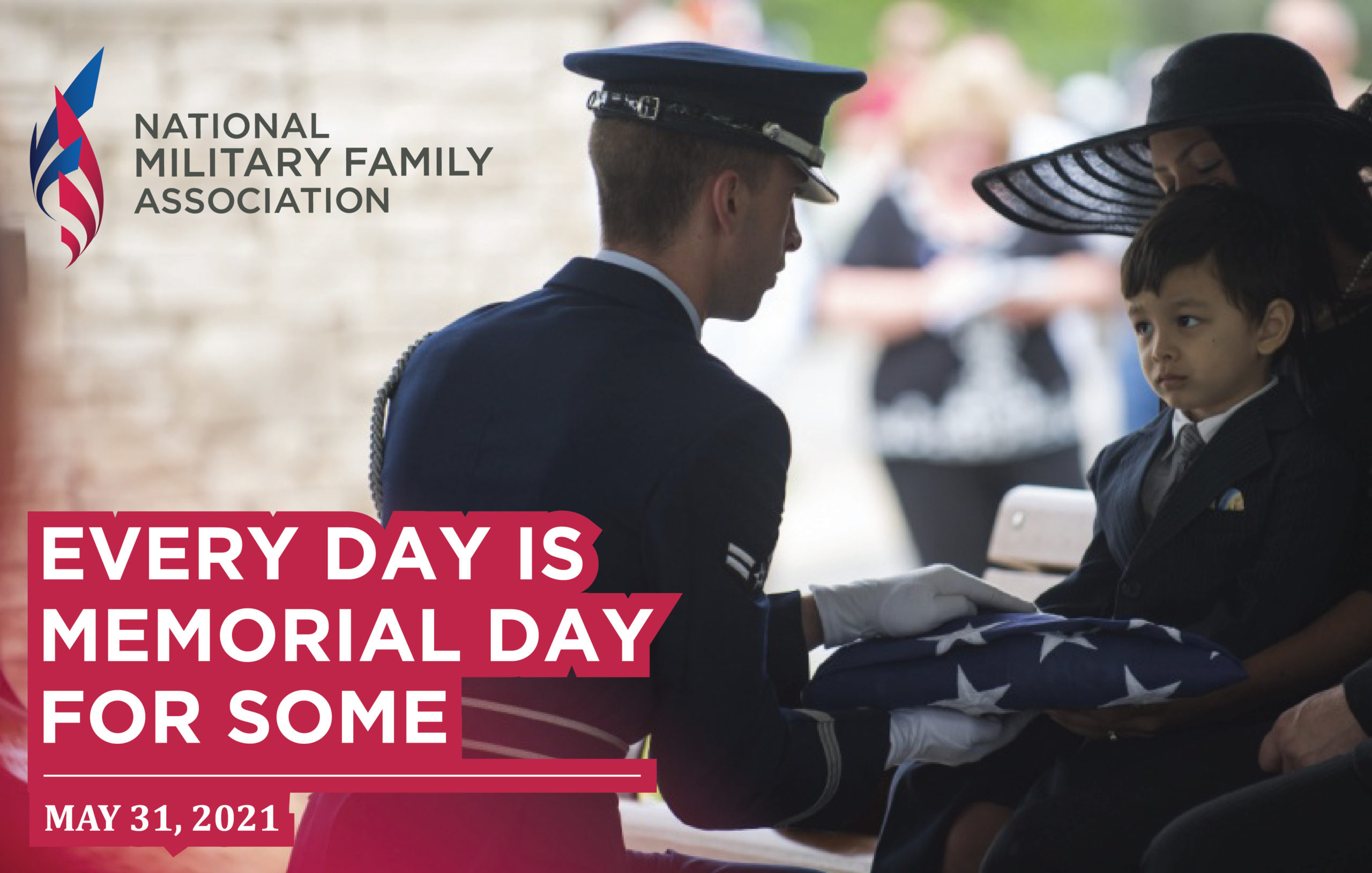 Memorial Day 2021 Elegante Sjabloon Herdenkingsdag Poster & Flyer