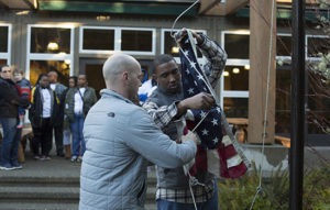 Family Retreat: Bringing the flag down