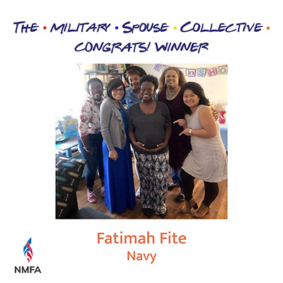 Military Spouse Collective Winner, Fatimah Military Spouse Collective Winner, Fatimah