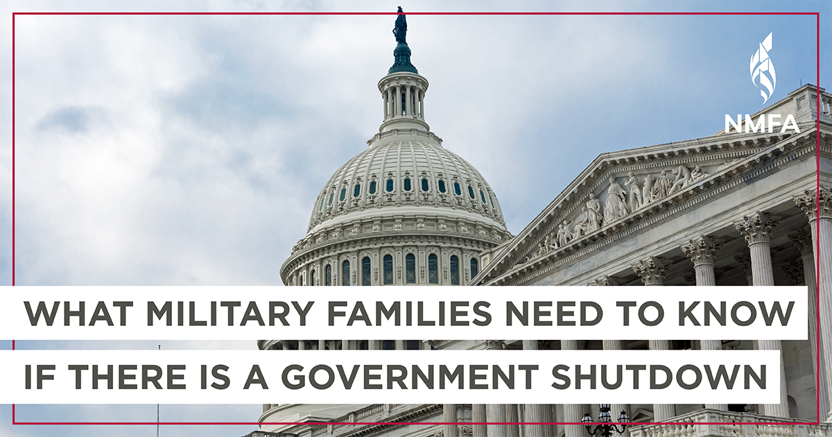 What Military Families Need to Know if there is a Government Shutdown