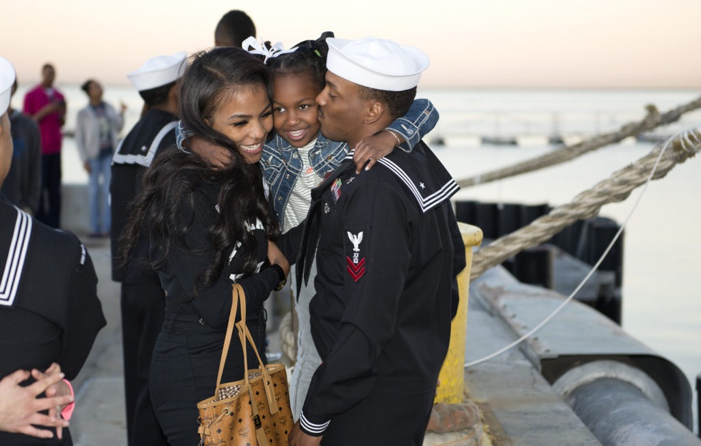 USS Boxer sailor says goodbye Military Family Reunion