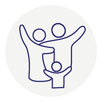 NMFA_Snapshot_OP-FamilyPrograms_icon Family with arms extended icon