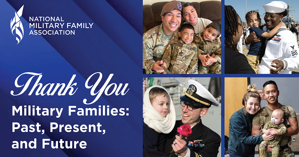 Thank You Military Families Past, Present, and Future