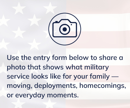 Entry form for Military Families Serve Too Sweepstakes