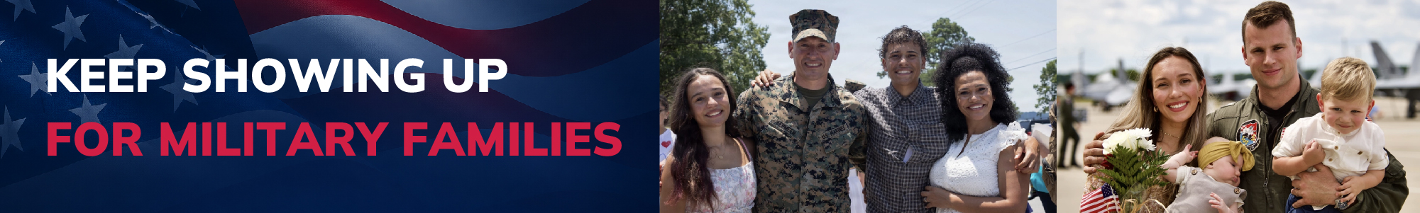 Keep Showing Up for Military Families