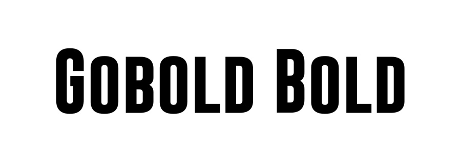 Gobold Bold Font
