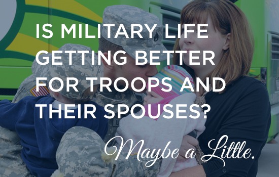 DoD Survey Finds Troops and Spouses Doing Slightly Better