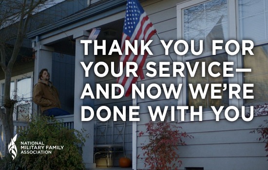 Thank You for Your Serviceand Now We’re Done with You
